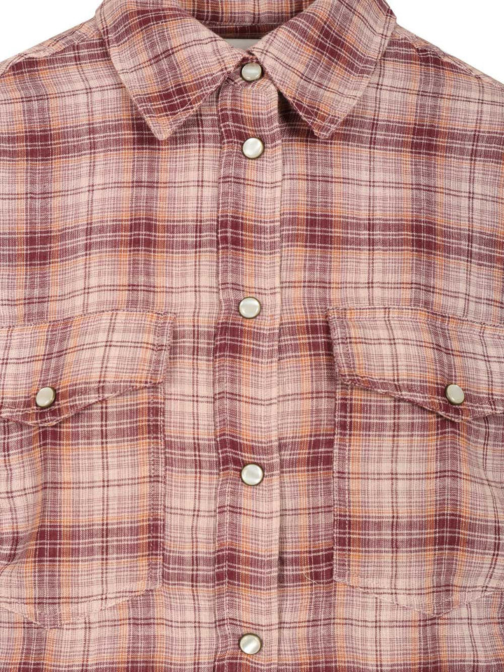 Marant Etoile Yalisa Shirts - Bordeaux | 756d39b59e95c451504d8db9433682da8df0063b