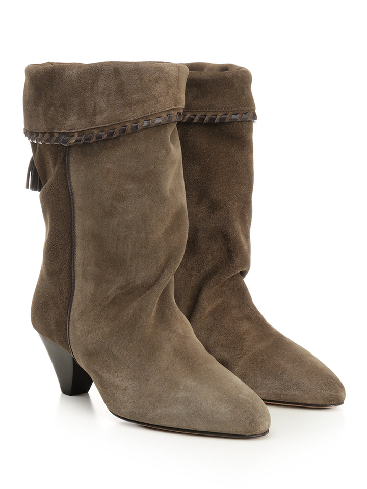 Isabel Marant Dalby Boots - Brown | d0a66fa5c17428254401edaad1b452de3ca63093