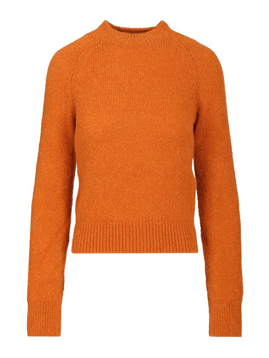 Fitted Sweater Knitwear Orange