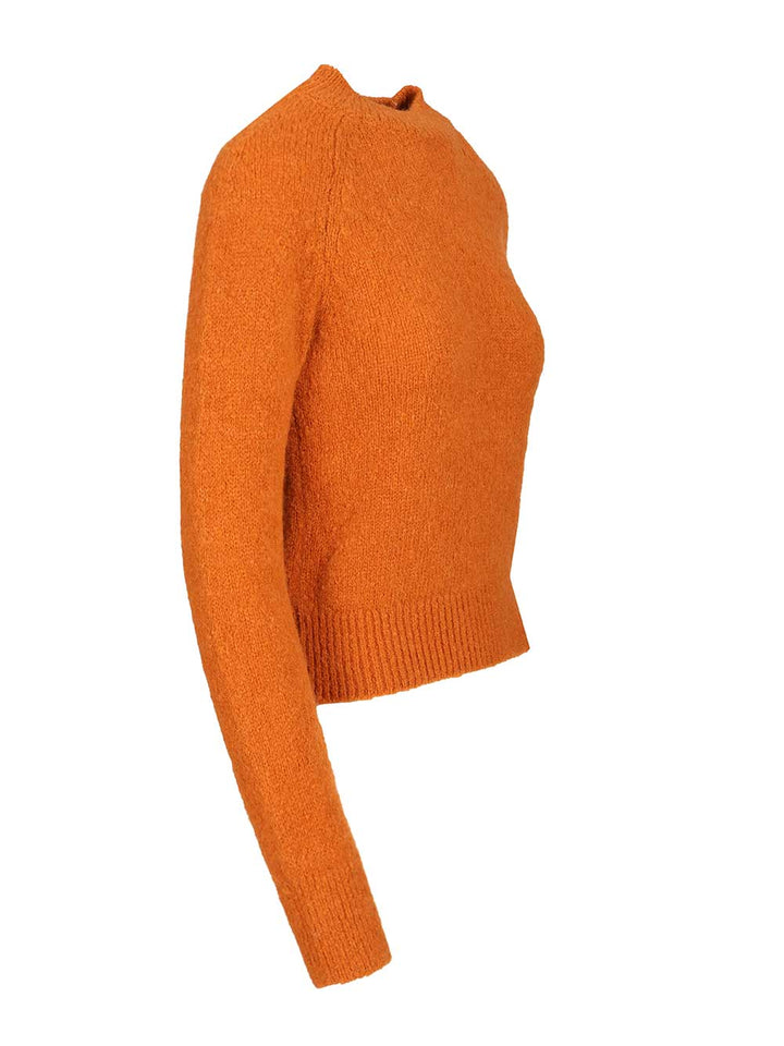 Dries Van Noten Fitted Sweater Knitwear - Orange | 1282e3b19d4240ece0dfe4b2ebbb2ccfd9c7c97c