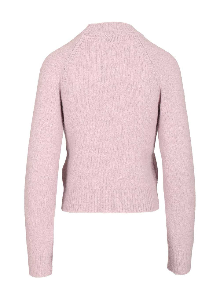 Dries Van Noten Fitted Sweater Knitwear - Violet | f96b4a7e94a47c97c0f43594d85364d83c85da98