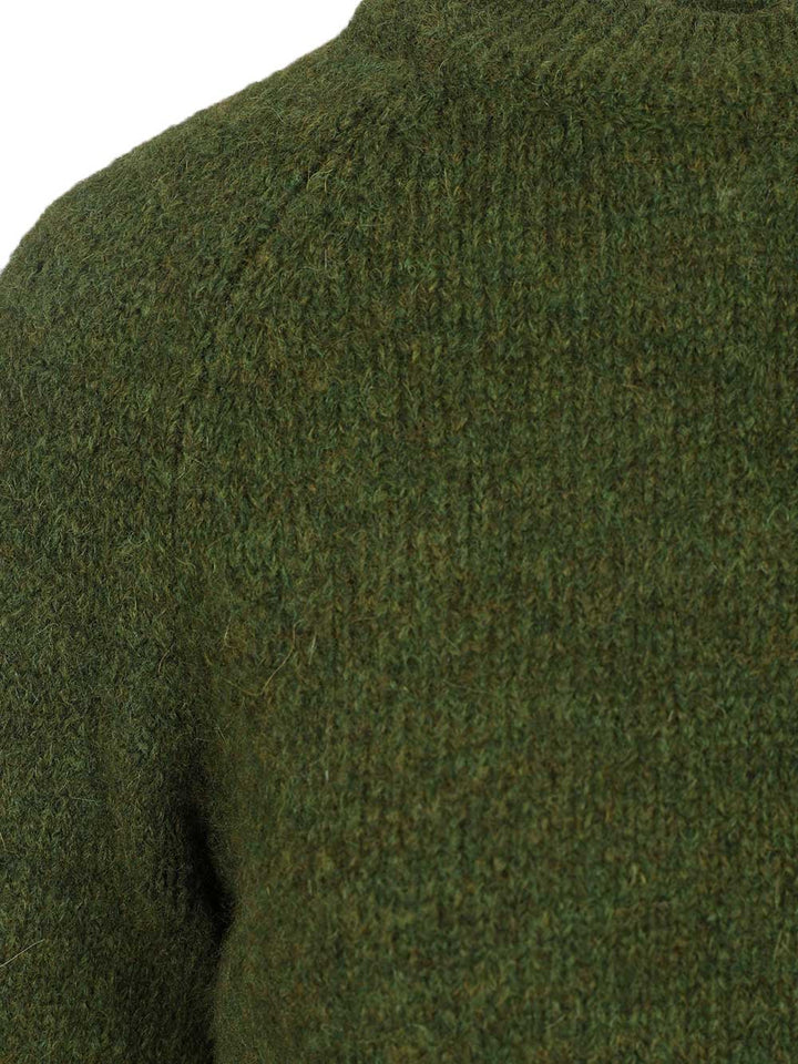 Dries Van Noten Fitted Sweater Knitwear - Green | 9f1be79159b7ce56e458c3674f213e8e78211abe