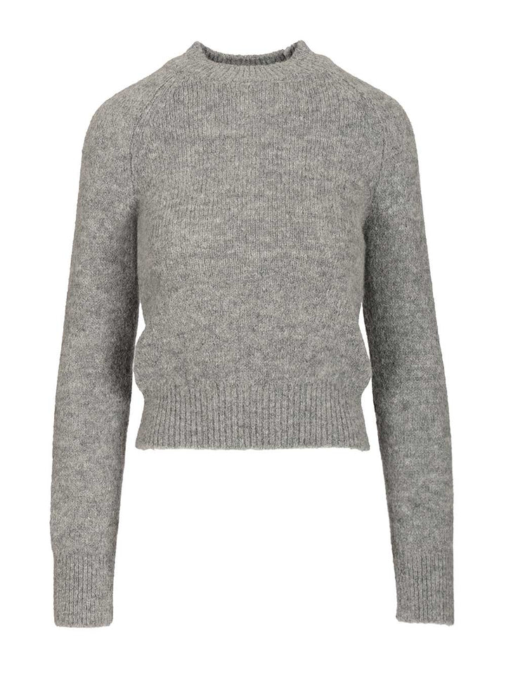 Dries Van Noten Fitted Sweater Knitwear - Grey | a04f5297100081391087fdcd933ceb8ff0422588