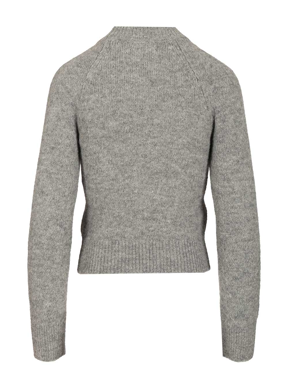 Dries Van Noten Fitted Sweater Knitwear - Grey | f9cbcde2801bc27ec23fe1d17036e915712018a2