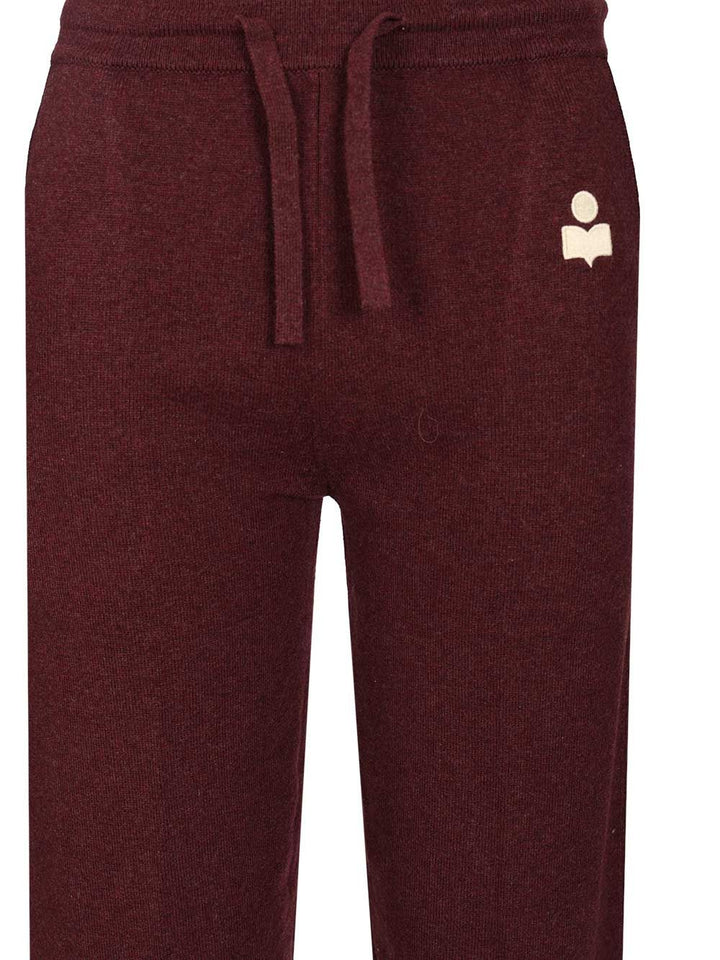 Marant Etoile Kira Trousers - Bordeaux | cda571c1d18e12275aec361f121f4cc8bb4f30fd