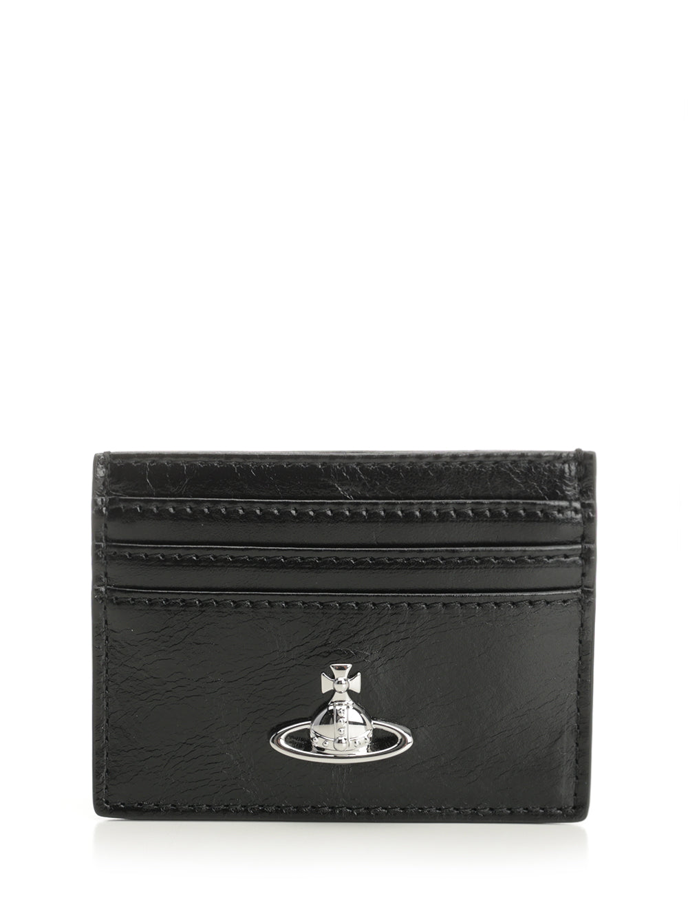 Vivienne Westwood Leather Card Holder Small leather goods - Black | 113e69563616959d3be12e49ee1326807c9d152d