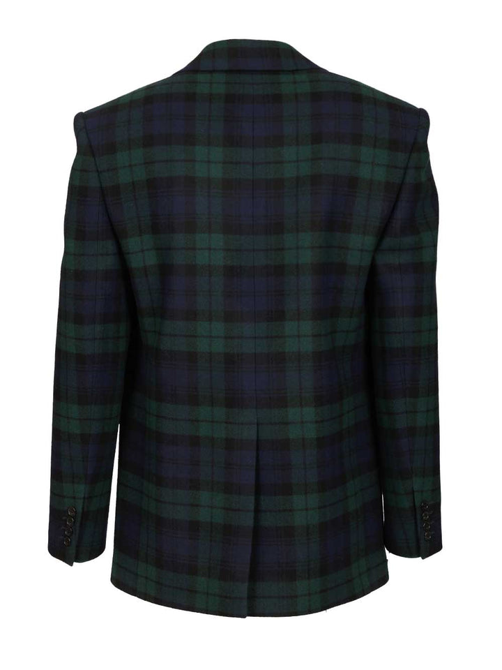 Saint Laurent Tartan Jacket Jackets - Multicolor | 72cfeaeb02a27884c7fe63b043a84244de6ea15d