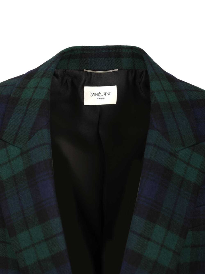 Saint Laurent Tartan Jacket Jackets - Multicolor | 3754a2fc5a0c553c632a0de24634897b251cd502