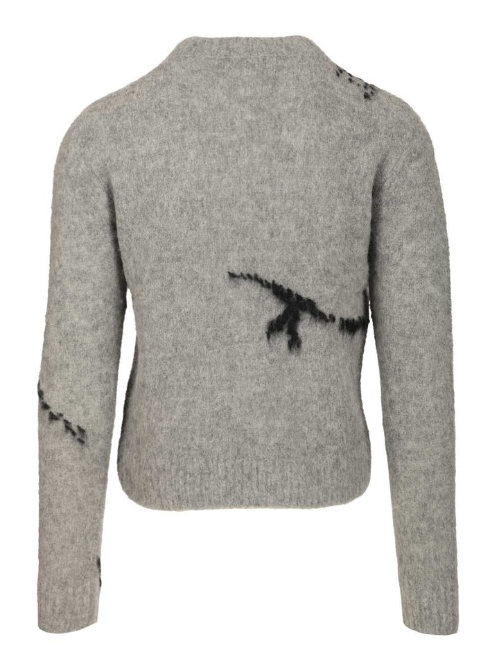 Dries Van Noten Mouche Knitwear - Grey | 4b2b58caa22c39b03cf4af1c9b0a6c00b32eb6ef
