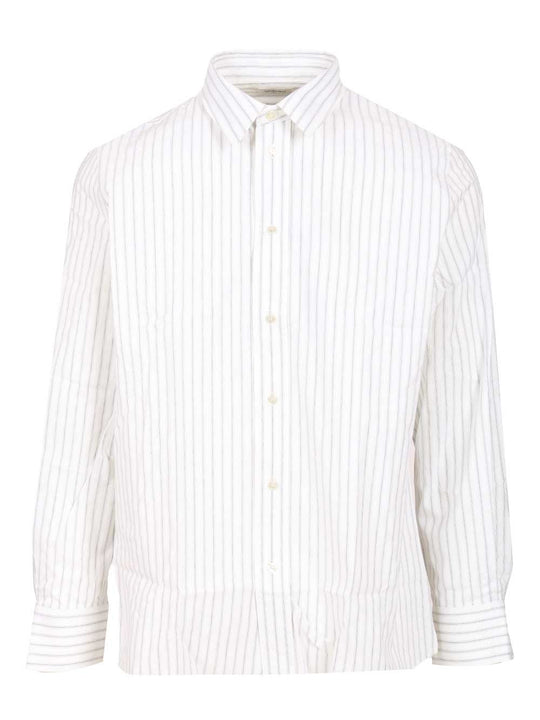 Cassandre Striped Cotton Shirt Shirts White