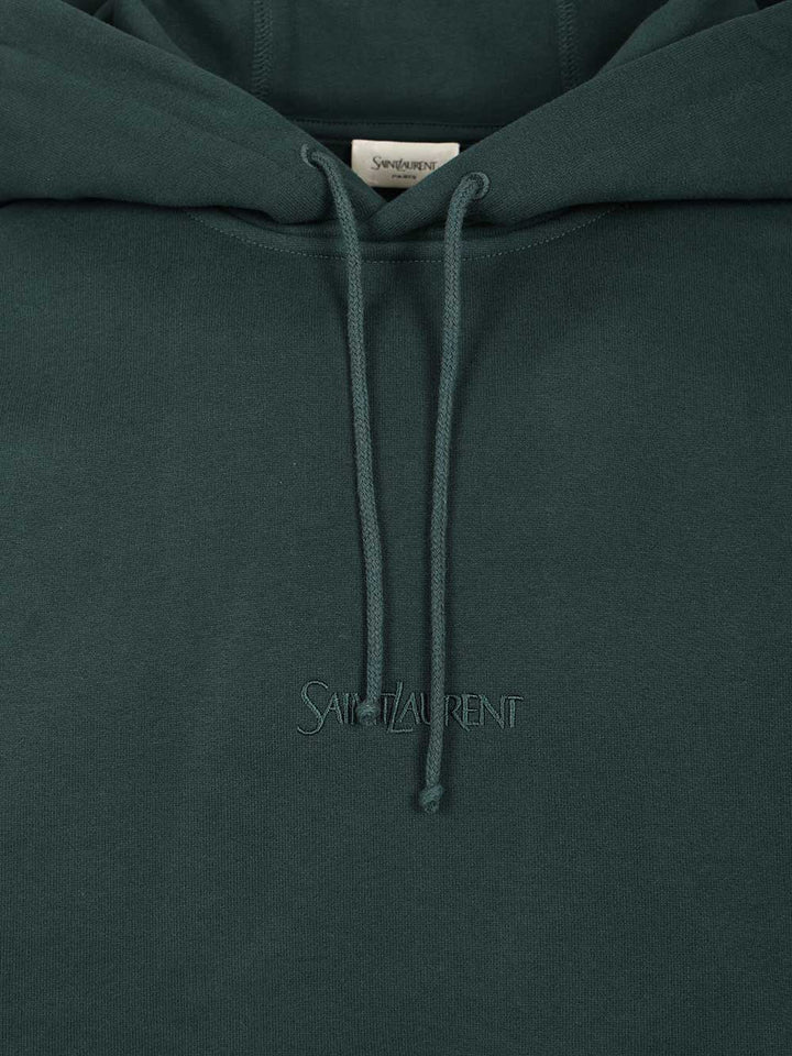 Saint Laurent Saint Laurent Hoodie Sweatshirts - Green | 44ef4c97b0c50b5f84582db6fdb95fca7bdc25aa