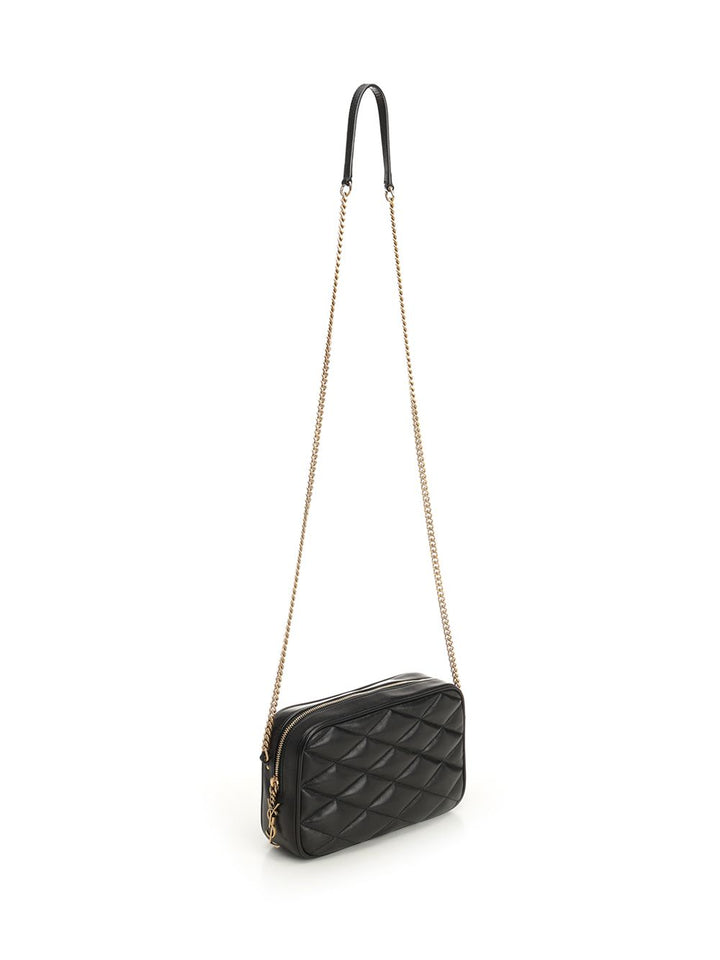 Saint Laurent Quilted Leather Camera Bag Small leather goods - Black | 4220ced5db3b2acd5357553cd960dbf515227bea