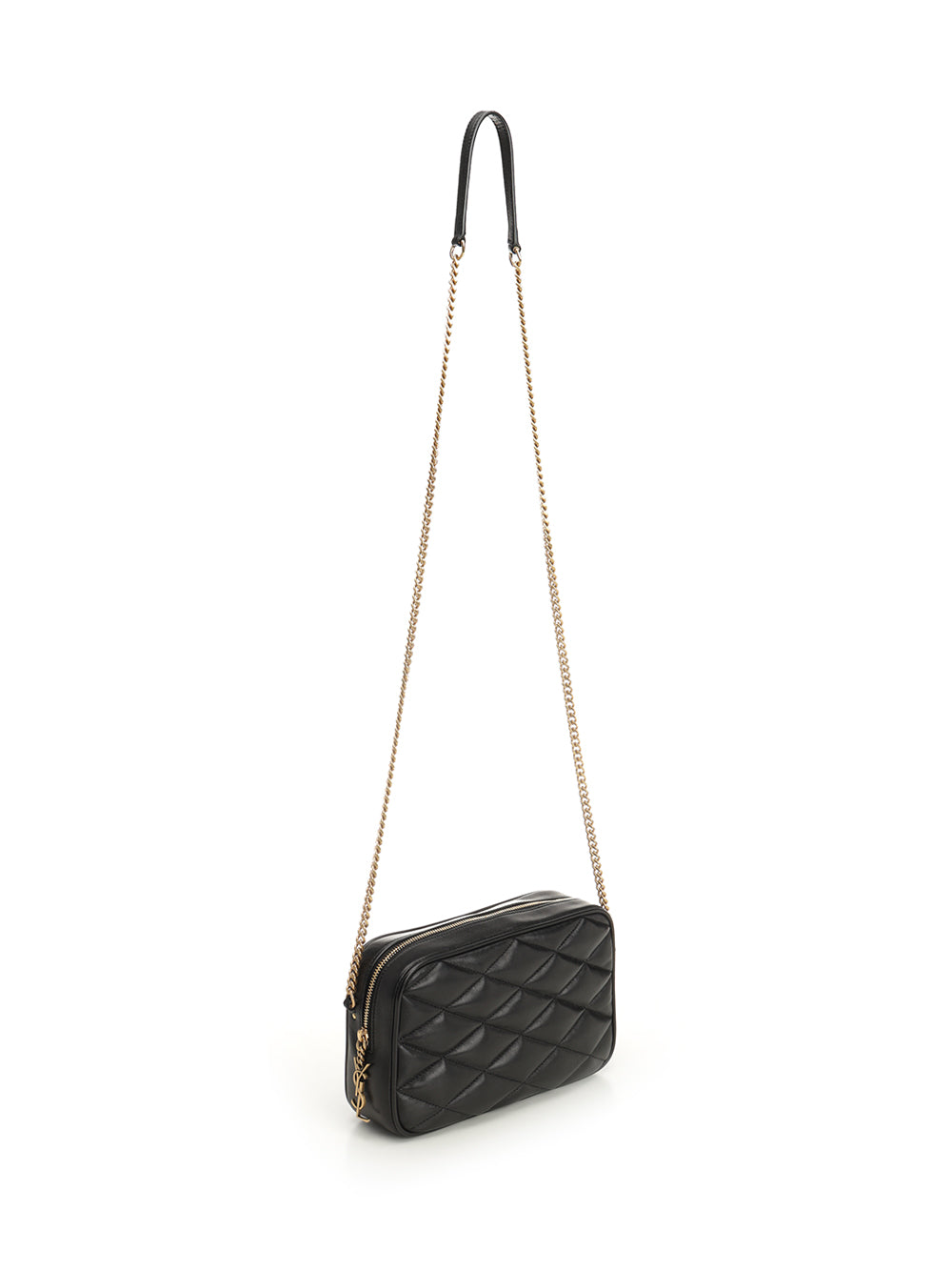 Saint Laurent Quilted Leather Camera Bag Small leather goods - Black | 4649e4ec0b03e605e719c885b78d542dc0ca68de