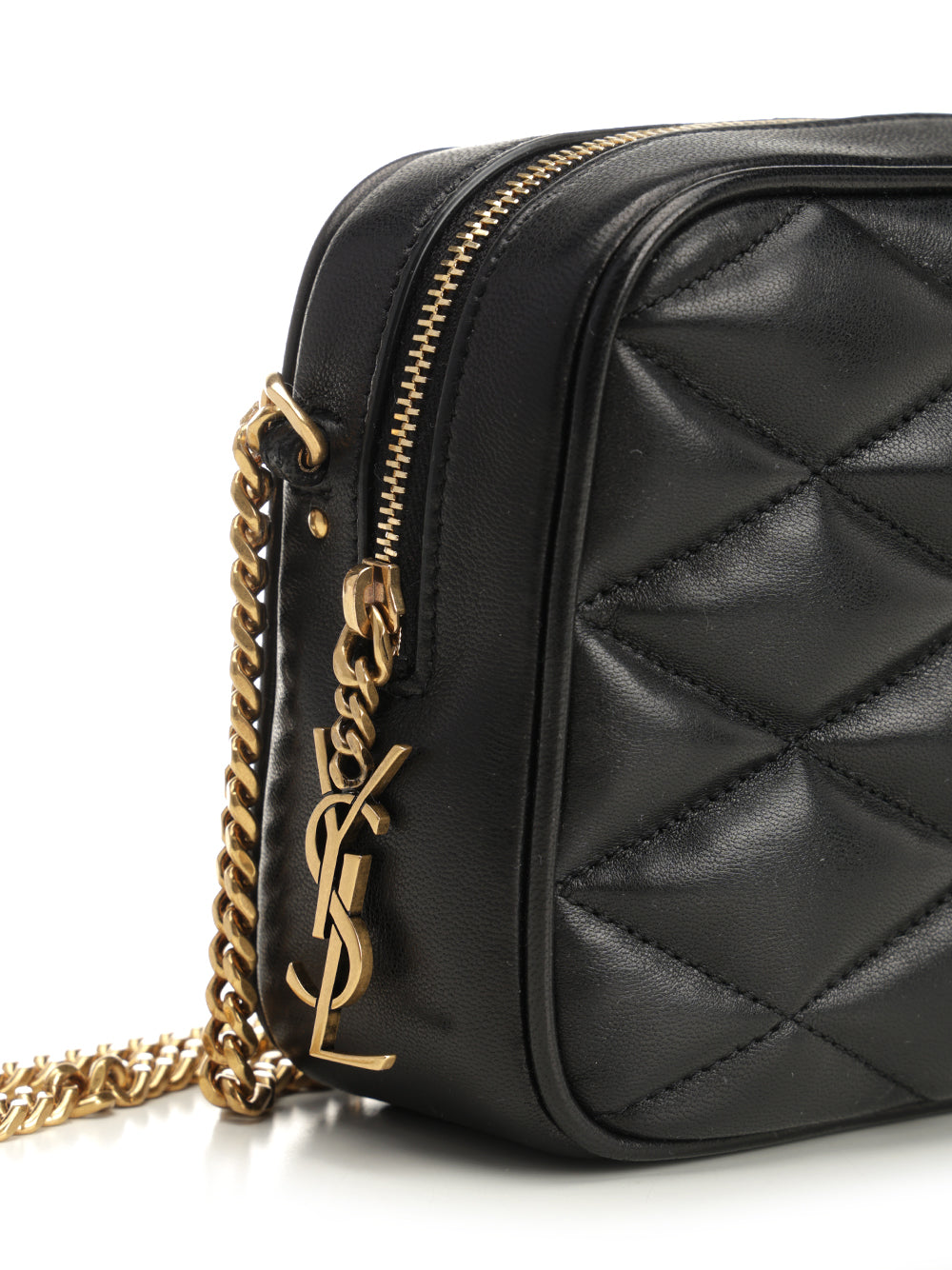 Saint Laurent Quilted Leather Camera Bag Small leather goods - Black | 6cdbbd223347f1c7ab0774c7cbf1449a0ab493d7