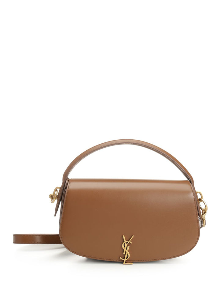 Saint Laurent Voltaire Shoulder Bags - Brown | 16657e1f8f34bdb9de9a9e5abf9b609fe042eba6