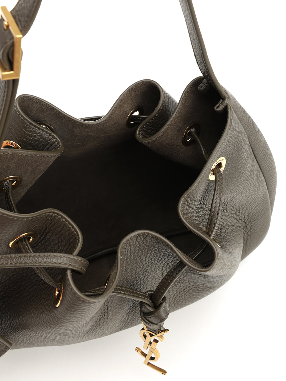 Saint Laurent Paris Vii Shoulder Bags - Green | 694b5663dadc815ab35dac545d8181c5819b1f84