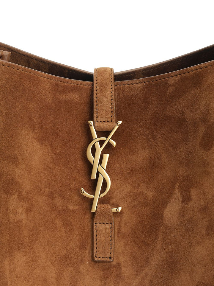 Saint Laurent Le 5 À 7 Shoulder Bags - Brown | 71d1d0bb3b5b808e991c1bd948f581fe438950a4