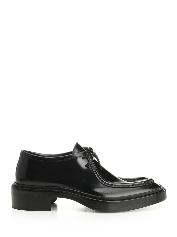 Saint Laurent Harvey Lace-Up Shoes - Black | d53006a8ed2cbcaedd1ea7149da55e687fd74635