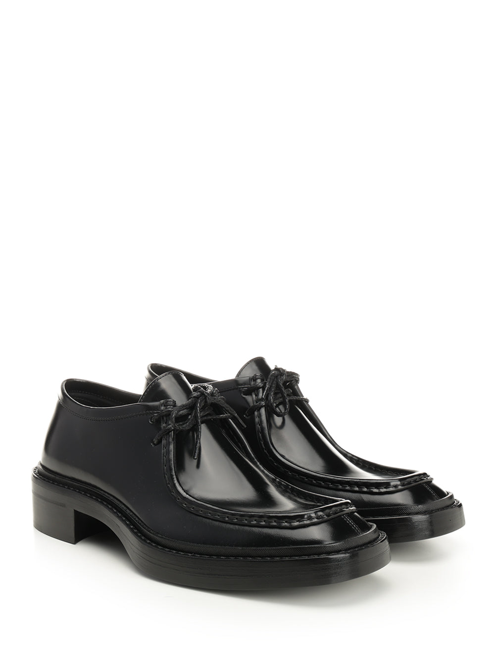 Saint Laurent Harvey Lace-Up Shoes - Black | eacf7cadd9d2a92954d75e2883ebea0d69d96a30