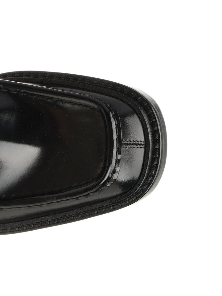 Saint Laurent Harvey Lace-Up Shoes - Black | ff432614a5ca01795f22212b3691f242567b24a7