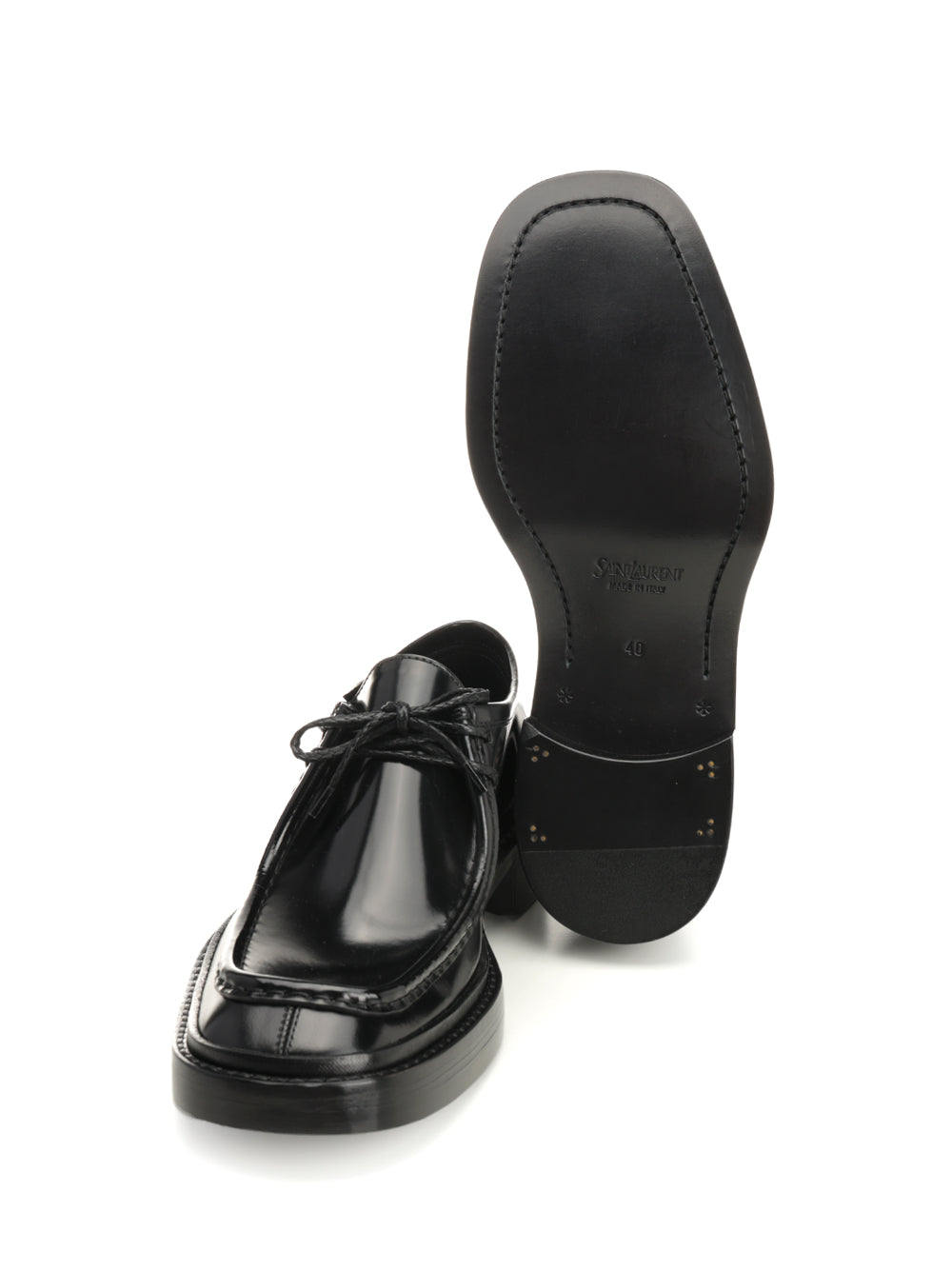 Saint Laurent Harvey Lace-Up Shoes - Black | 85765d2eadd56851fe18d014dd7b0e1d5407d624