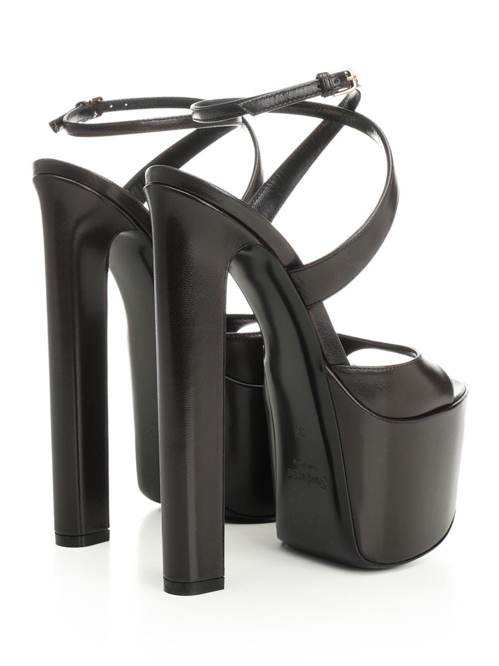 Saint Laurent Rossy Sandals - Brown | 9dac4ead9832529c87c7f9bd6eeb2cf4c4a7454c