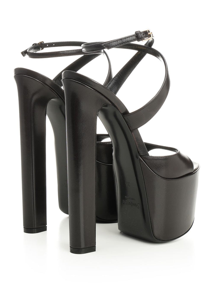 Saint Laurent Rossy Sandals - Brown | 9dac4ead9832529c87c7f9bd6eeb2cf4c4a7454c