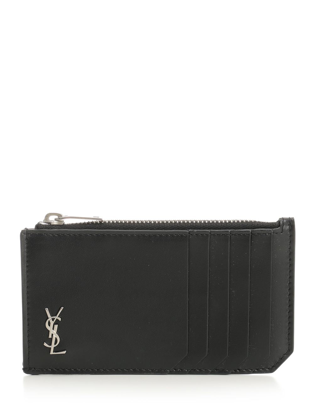 Saint Laurent Fragments Tiny Cassandre Wallets - Black | 1b23645fd1abe81cafaf6448df2ba4ccbf5a3b35