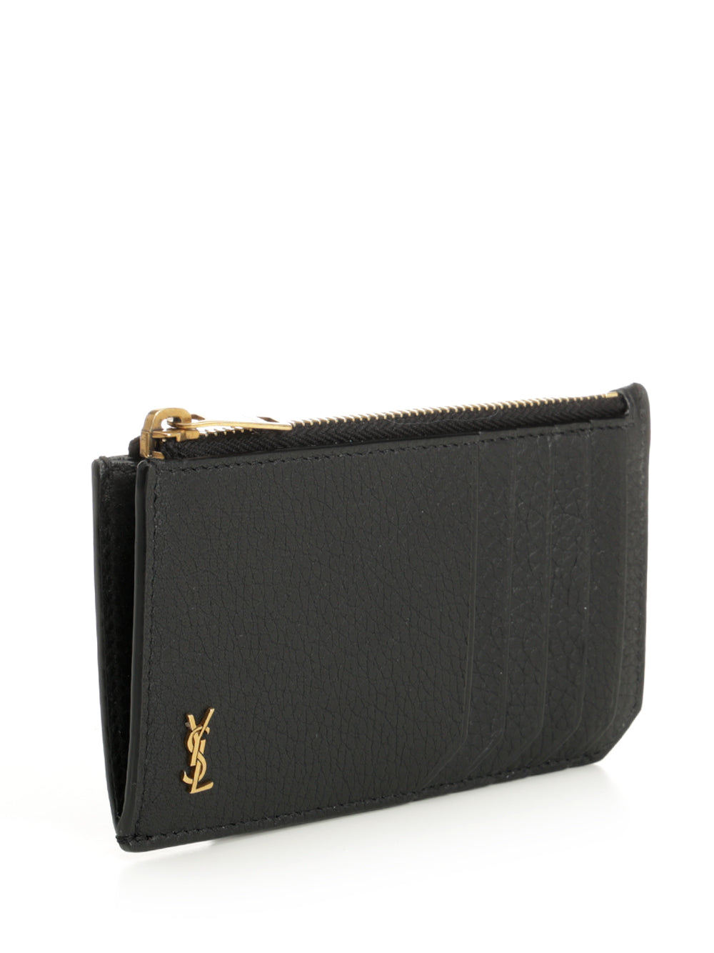 Saint Laurent Tiny Cassandre Fragments Wallets - Black | c63512c282342a28d6efa657b986a6fa0c672145