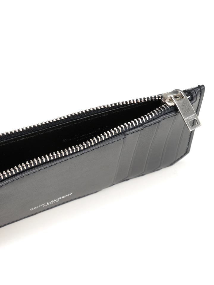 Saint Laurent Saint Laurent Paris Wallets - Blue | cf36d9c644fbd86150668f239f1f8e25add13861