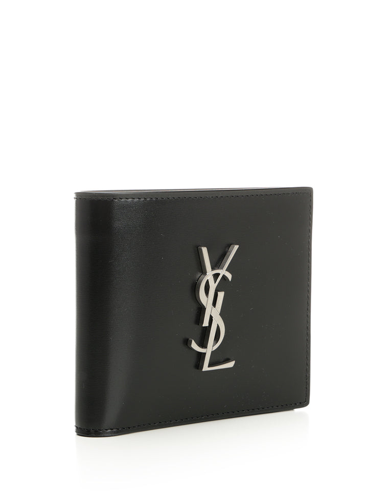 Saint Laurent Cassandre Wallets - Black | f39ded7bc68eab1be247abf8388b17824d28e059