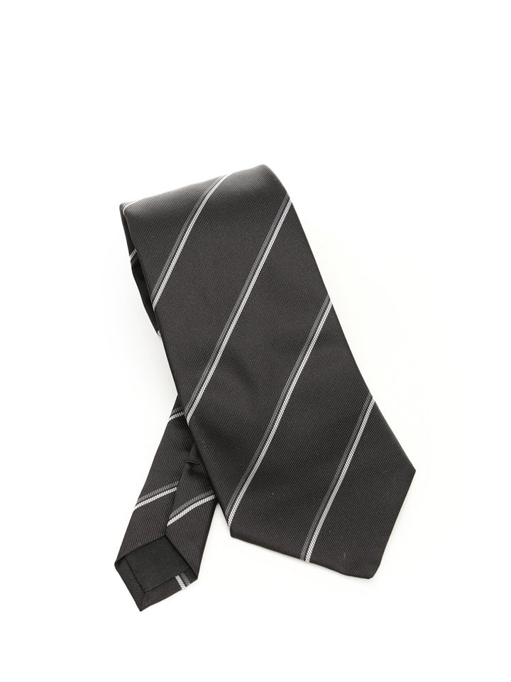 Saint Laurent Wide Tie Ties And Bow Ties - Black | 572aff26b29e4b9bdff8884df60b86174fecf9ef