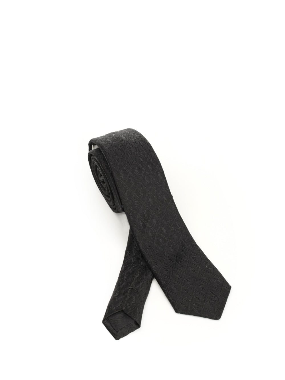 Saint Laurent Monogram Tie Ties And Bow Ties - Black | c1f84885d6f23558d2fb0ec4dce4a9832f882e17