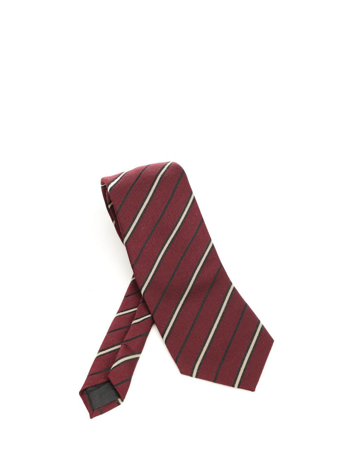 Saint Laurent Wide Tie Ties And Bow Ties - Red | 31774444f2f92057624d2e3070426a5befa489d2