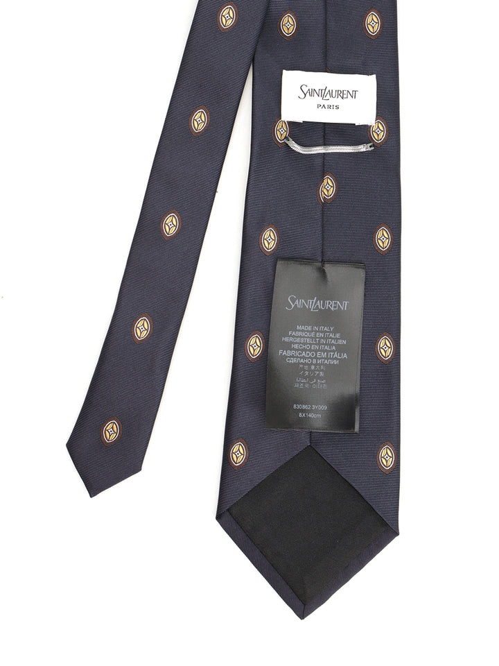 Saint Laurent Wide Tie Ties And Bow Ties - Blue | 4bf1ffe3bcdf1e4a5f237c4a8d9c6fa85cb81962