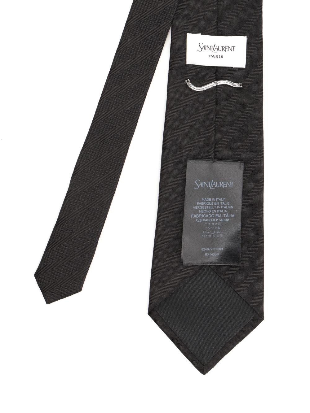 Saint Laurent Wide Tie Ties And Bow Ties - Black | 994a577c109255ad9dfcd2507f34ef4b02a78408