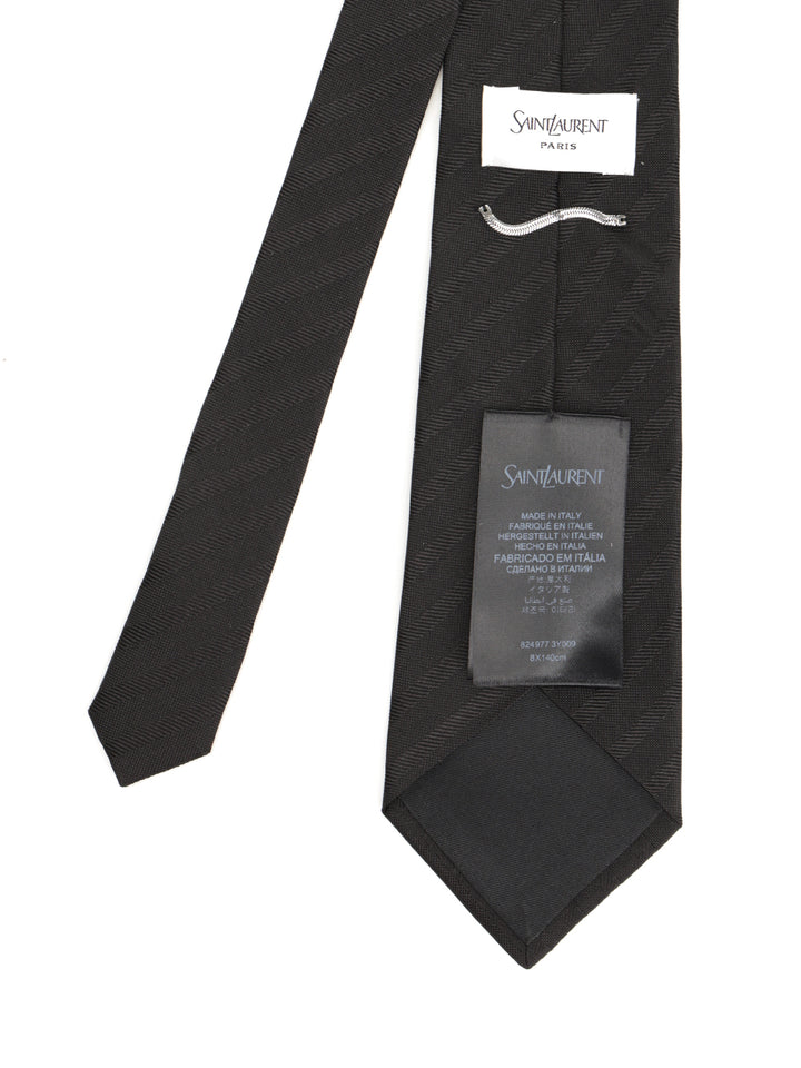Saint Laurent Wide Tie Ties And Bow Ties - Black | a33c1df4a7dc86c7dc17187540b31fccd2ee7cdf