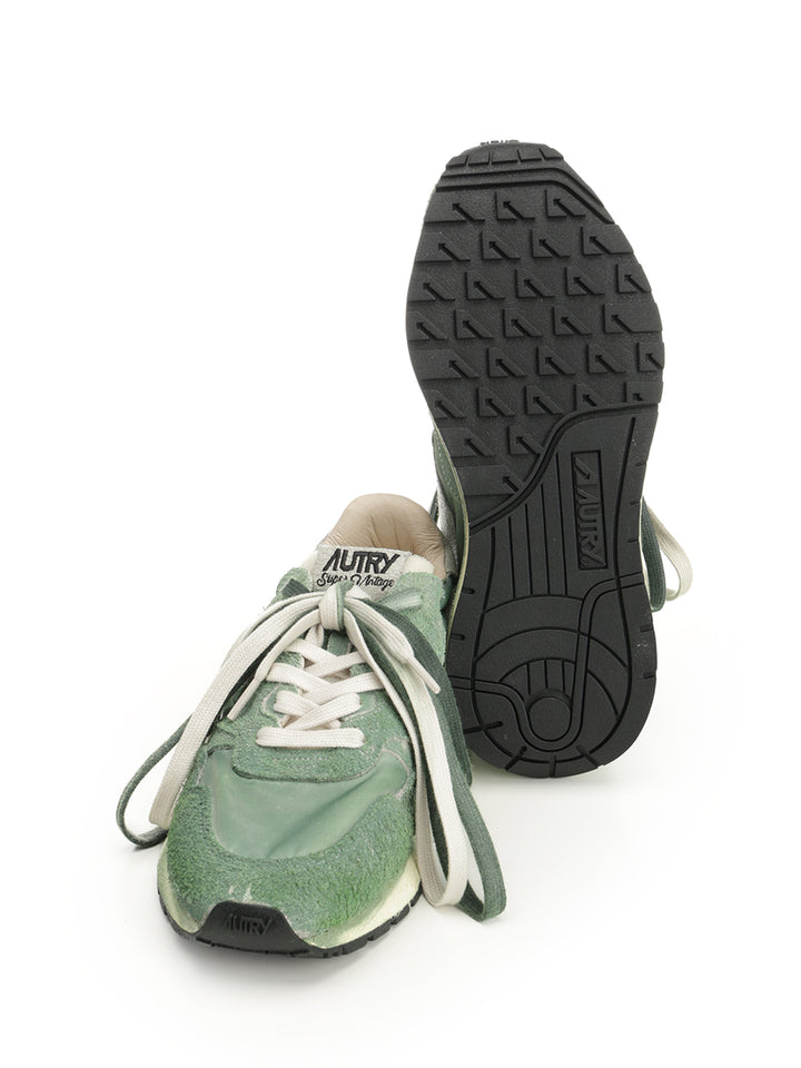 Autry  Reelwind Super Vintage Sneakers - Green | 7362da7811262235951155e3a3081925f315d9b7