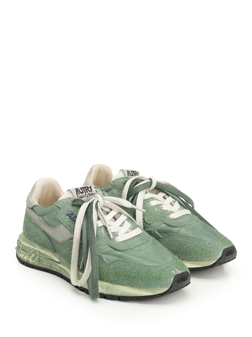 Autry  Reelwind Super Vintage Sneakers - Green | 4e56e6d29adc63ed2a4f1305895d18eb005dff5f