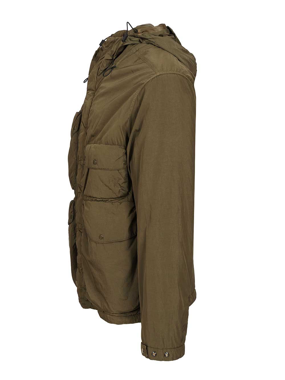C.P. Company Chrome-R Goggle Jacket Jackets - Green | 2555f0ce8d0897d8d9cdb8a5f61dc6a6b53659a1