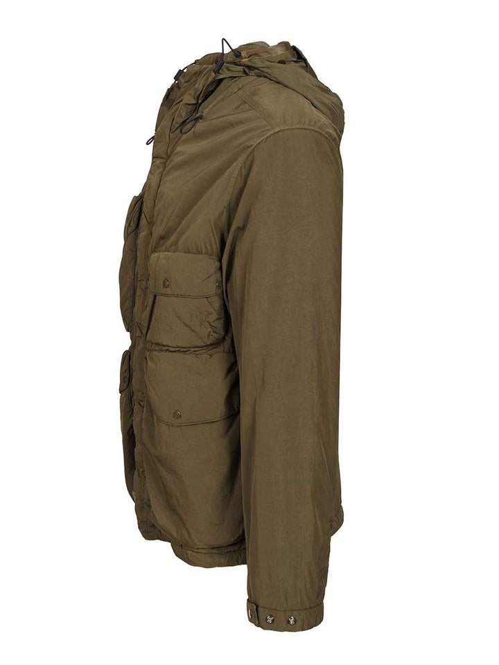 C.P. Company Chrome-R Goggle Jacket Jackets - Green | 2555f0ce8d0897d8d9cdb8a5f61dc6a6b53659a1
