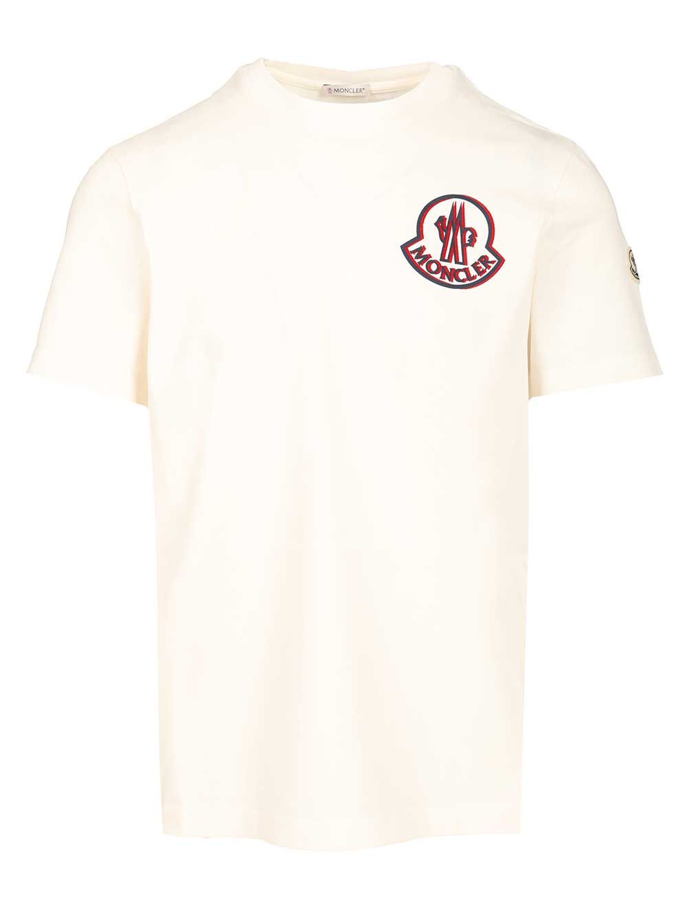Moncler Cotton T-Shirt - White | 358255b075ffaabdc7177753819ffce30528e312