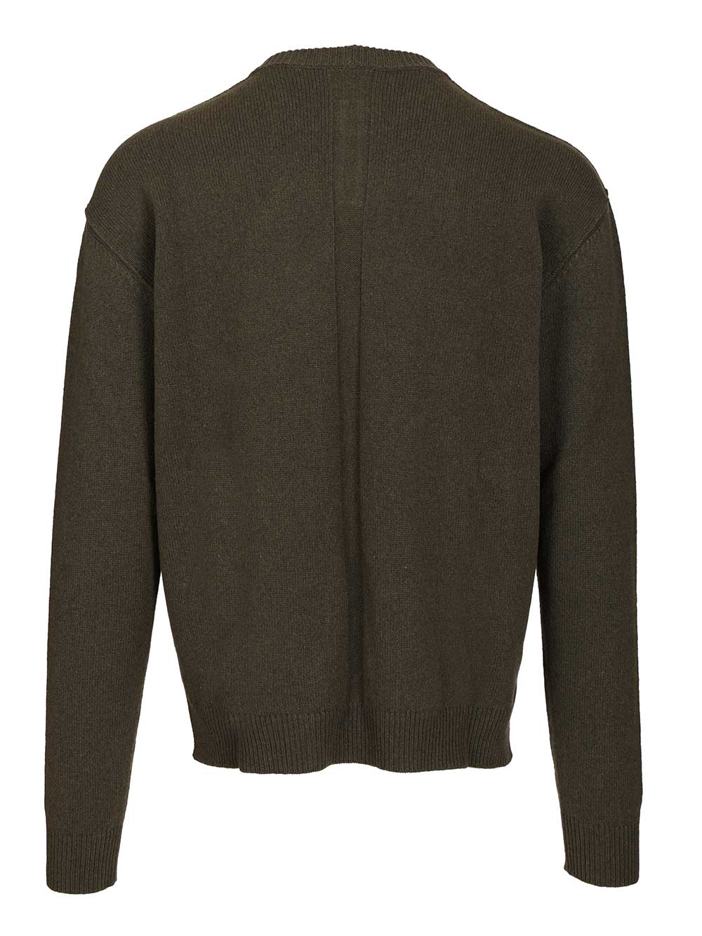 Rick Owens Cashmere Crew Neck Sweater Knitwear - Green | ad841d7c7566a481dc1fbd6ed7055581d6d3c561