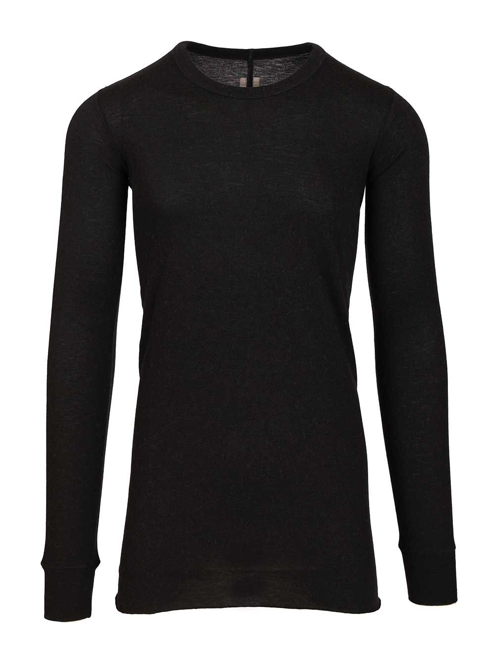 Rick Owens Long-Sleeved T-Shirt - Black | 632e68a188485bf6ab7847136238fe052bdd986b