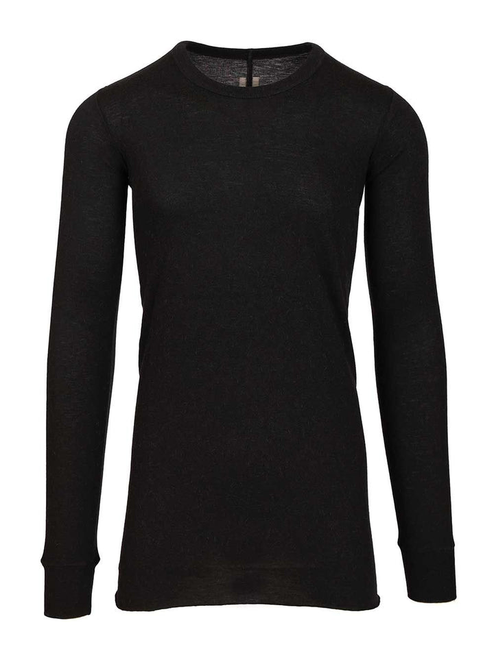 Rick Owens Long-Sleeved T-Shirt - Black | 632e68a188485bf6ab7847136238fe052bdd986b
