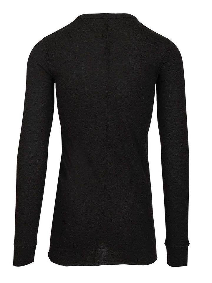 Rick Owens Long-Sleeved T-Shirt - Black | 019bfc2109c3daa852a2e83d1307ecdaaccf19e8