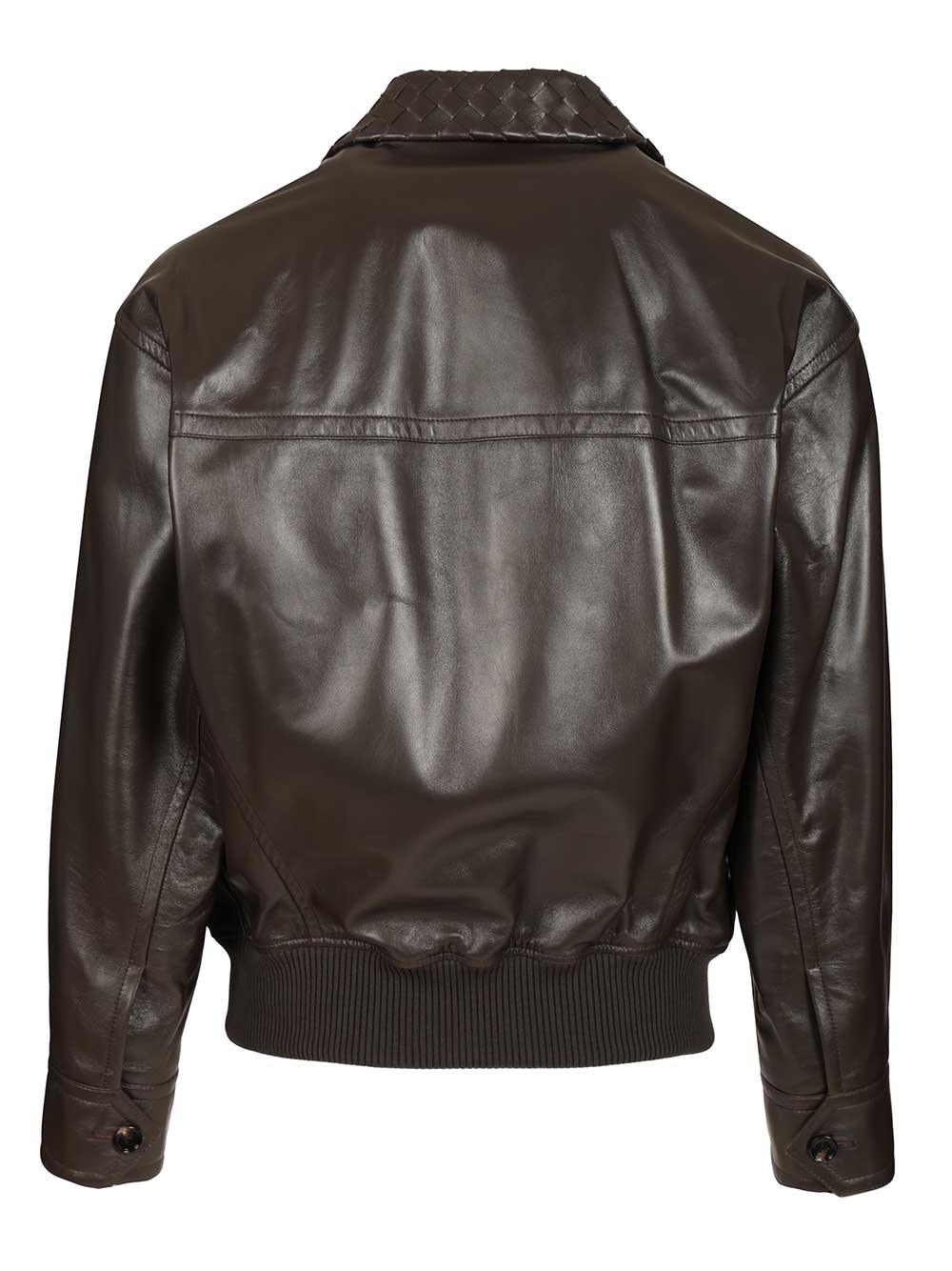 Bottega Veneta Leather Jacket Jackets - Brown | 45b6b877f775b7177d0fe732184004a58720fb50