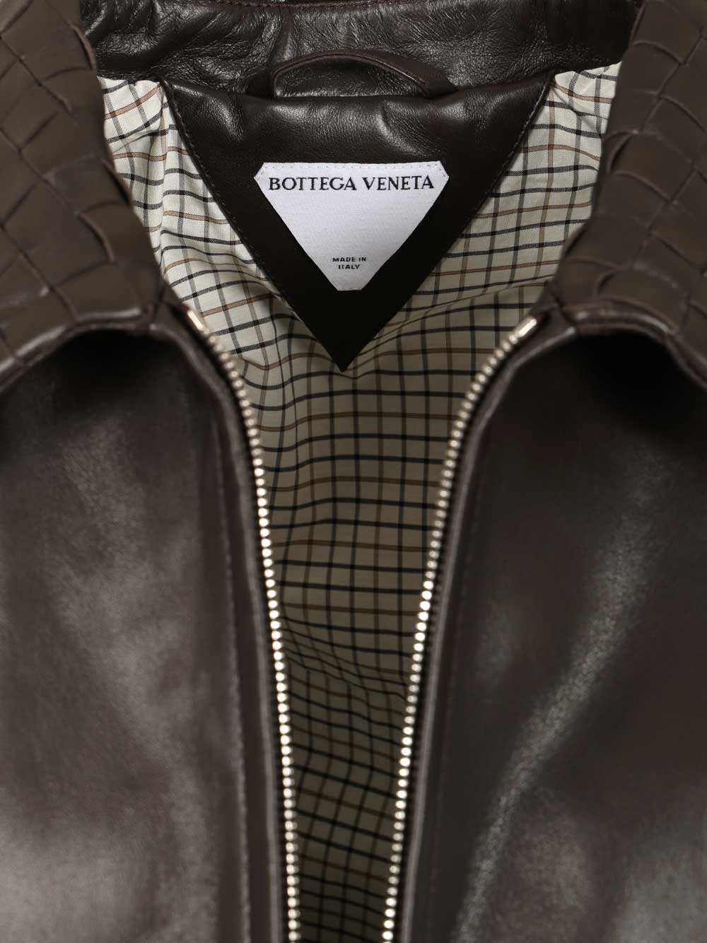 Bottega Veneta Leather Jacket Jackets - Brown | 6031a44f64342756c15a4841380406a7467706d2