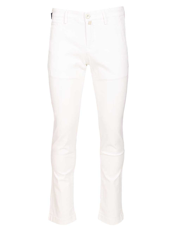 Jacob Cohen Bobby Trousers - White | 4a7100c6f3e8ad7e2193f59717c8b6a2d24a63b3