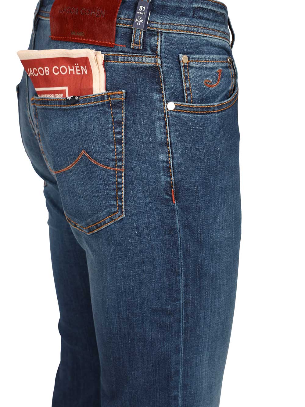 Jacob Cohen Nick Slim 5-Pocket Jeans - Blue | 556713f5703709dcc6a5a0128da58c851e57b275